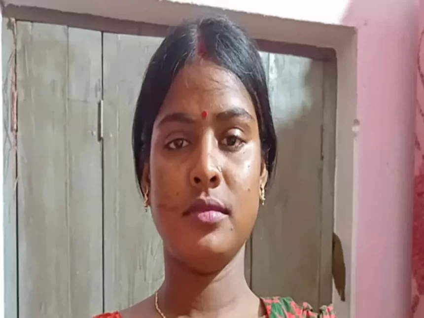 sandeshkhali victim and bjp candidate from basirhat rekha patra 1714443119