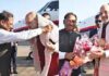 केंद्रीय गृह मंत्री अमित शाह पहुंचे रायपुर