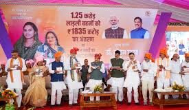मुख्यमंत्री ने 1.25 करोड़ लाड़ली बहनों के खातों में अंतरित किये 1835 करोड़ रुपये