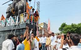 कोलार ब्लॉक कांग्रेस कमेटी ने श्रद्धा और उल्लास से मंदाकिनी चौराहे पर महाराणा प्रताप जयंती मनाई