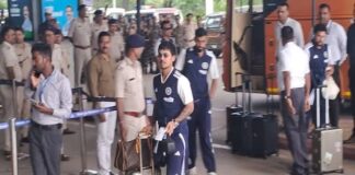 भारत-वेस्टइंडीज टी-20 मुकाबले के लिए तैयार इंदौर, एयरपोर्ट पर खिलाड़ियों की एक झलक पाने उमड़ा हुजूम